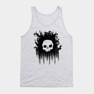 Spooky Skull Forest Tank Top